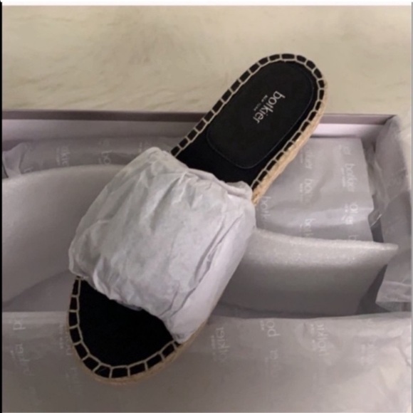 Botkier Espadrille Leather Sandal Slides - Picture 6 of 15